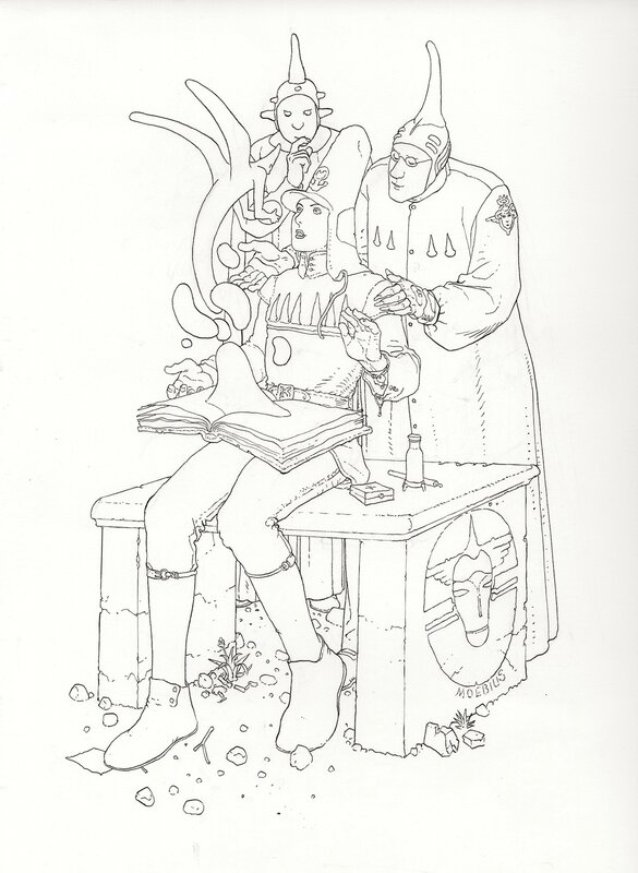 40Years! par Moebius - Illustration originale