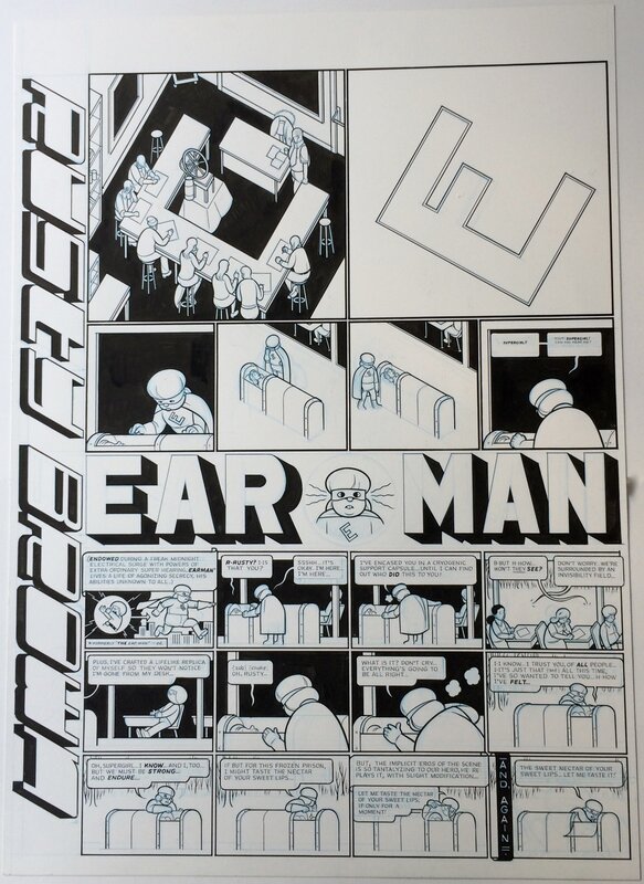 Chris Ware - Rusty Brown - Ear-Man - Comic Strip