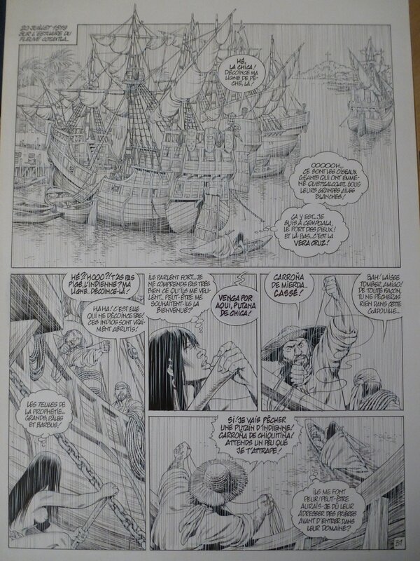 Jean-Yves Mitton, Quetzalcoatl tome 5 planche 31 - Comic Strip