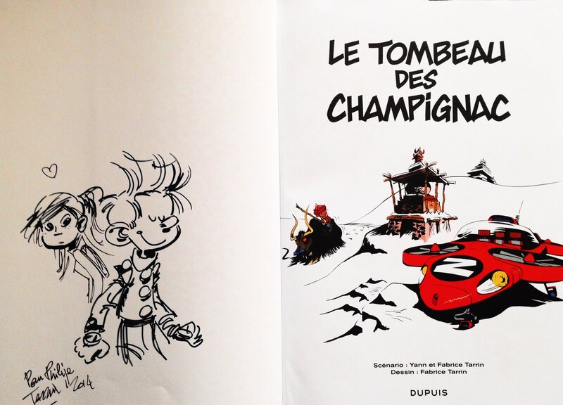 Fabrice Tarrin, Le Tombeau des Champignac - Sketch