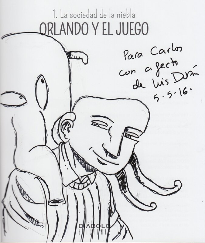 Orlando par Luis Durán - Dédicace