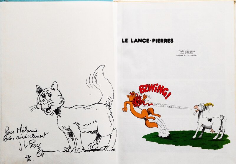 Jean-Louis Pesch, Sylvain et sylvette seribis 3   LE LANCE- PIERRES - Sketch