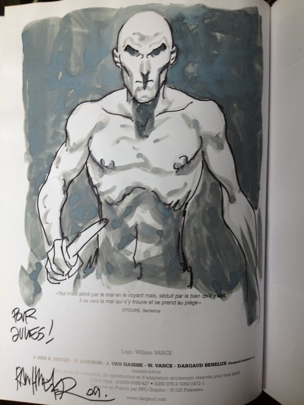 Ralph Meyer, Xiii Mystery - La mangouste - Sketch