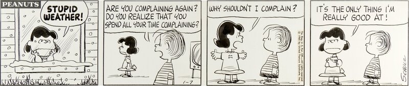 Schulz Peanuts 1965 - Comic Strip