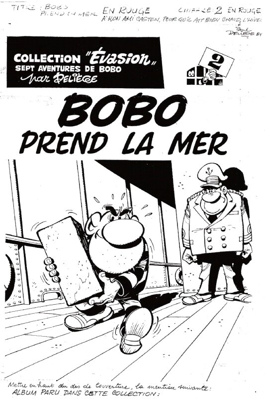 Bobo par Paul Deliège - Couverture originale