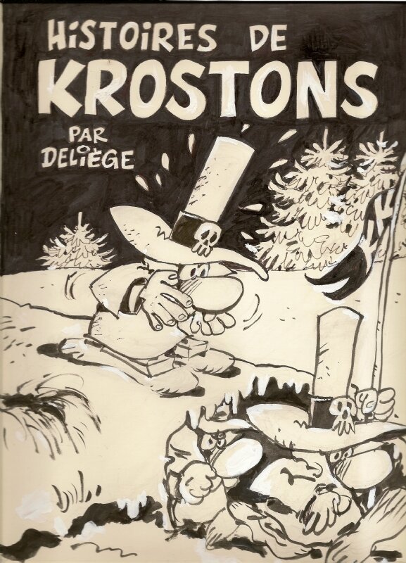 Les KROSTONS par Paul Deliège - Couverture originale