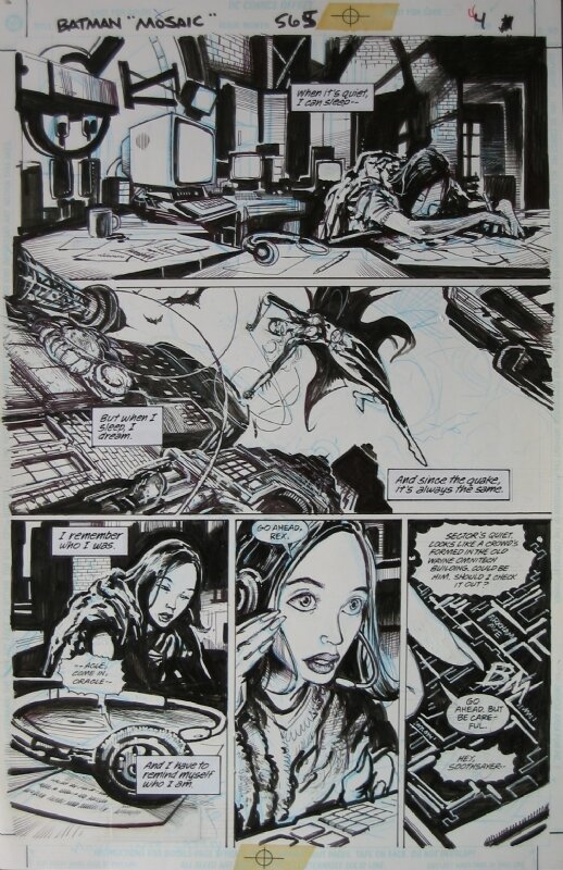 Frank Teran, Batman No Man's Land 1 #565 p.04 - Planche originale