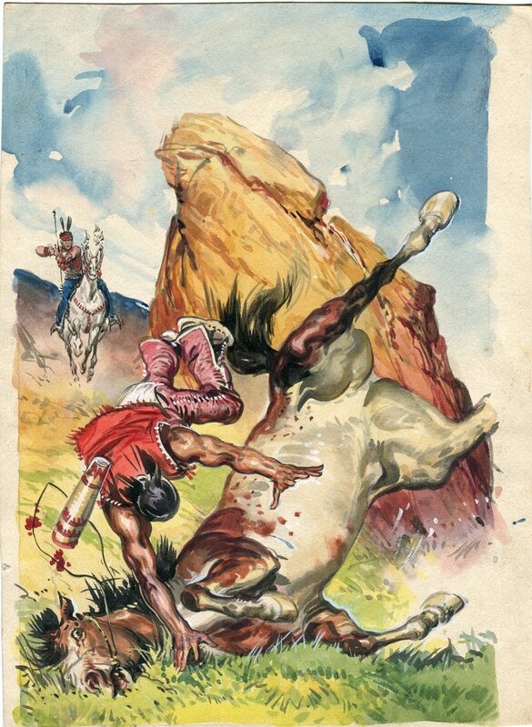 Couverture DE PRAIRIE N°16 PAR RINO FERRARI - Couverture originale