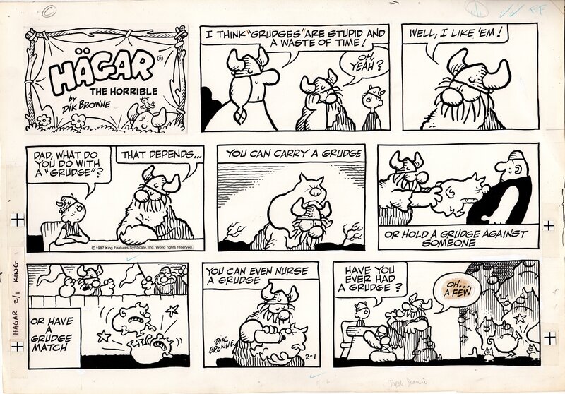 Hagar the horrible by Dik Browne - Comic Strip
