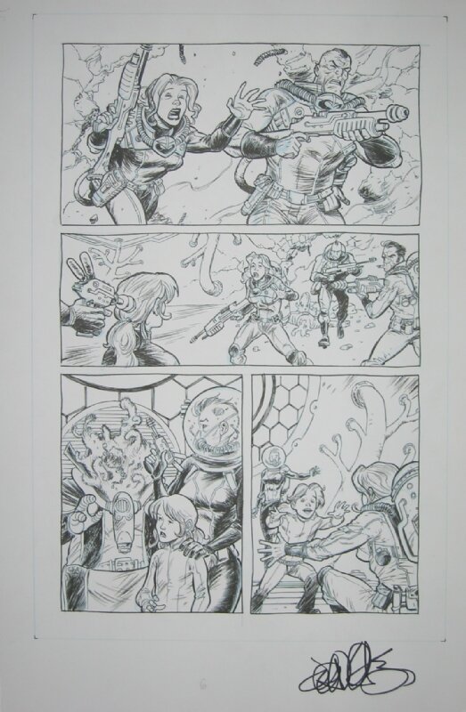 Fear Agent #27 p.06 par Tony Moore, John Lucas - Planche originale