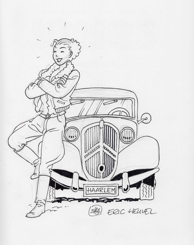 Eric Heuvel January Jones - Sketch