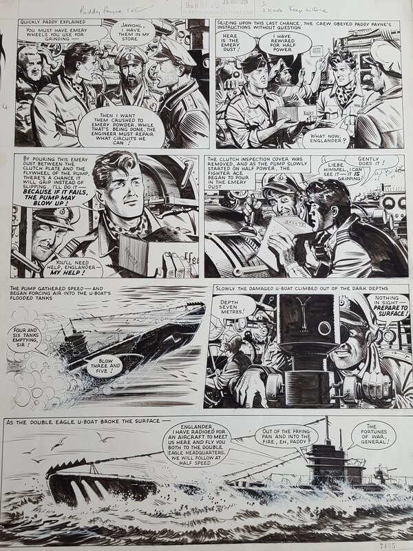 Paddy payne par Joe Colquhoun - Planche originale