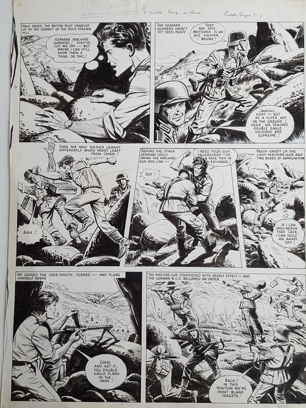 Paddy payne par Joe Colquhoun - Planche originale