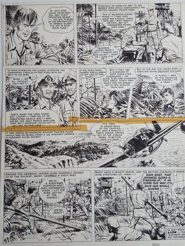 Paddy payne par Joe Colquhoun - Planche originale