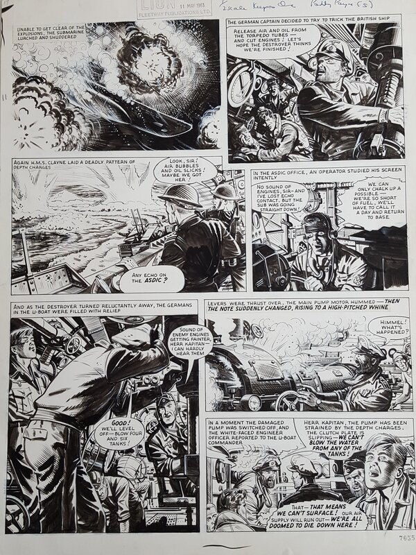 Paddy payne par Joe Colquhoun - Planche originale