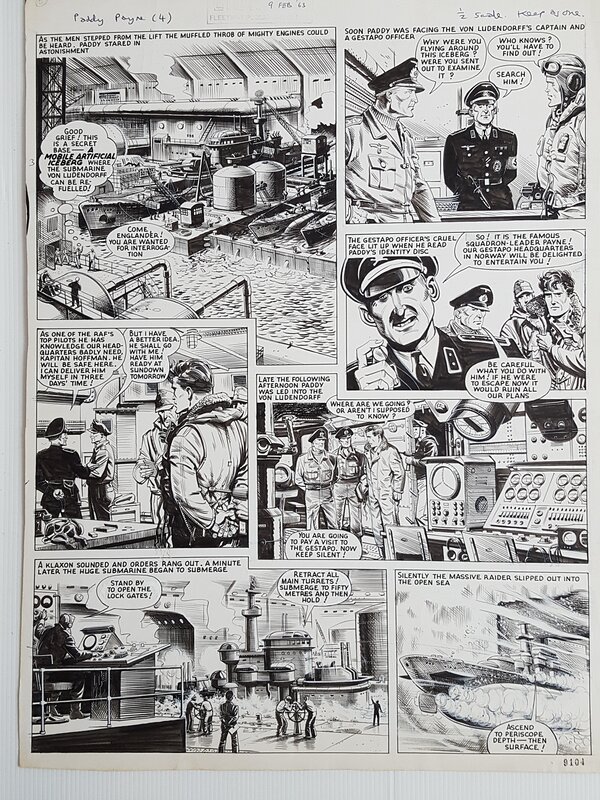 Paddy Payne par Joe Colquhoun - Planche originale