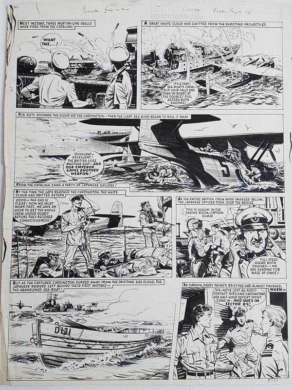 Paddy payne par Joe Colquhoun - Planche originale