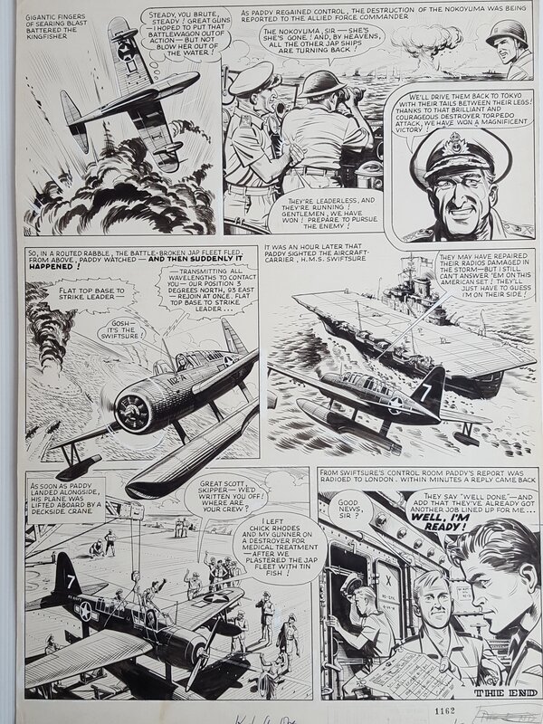 Paddy Payne - Joe colquhoun 1960 - Planche originale