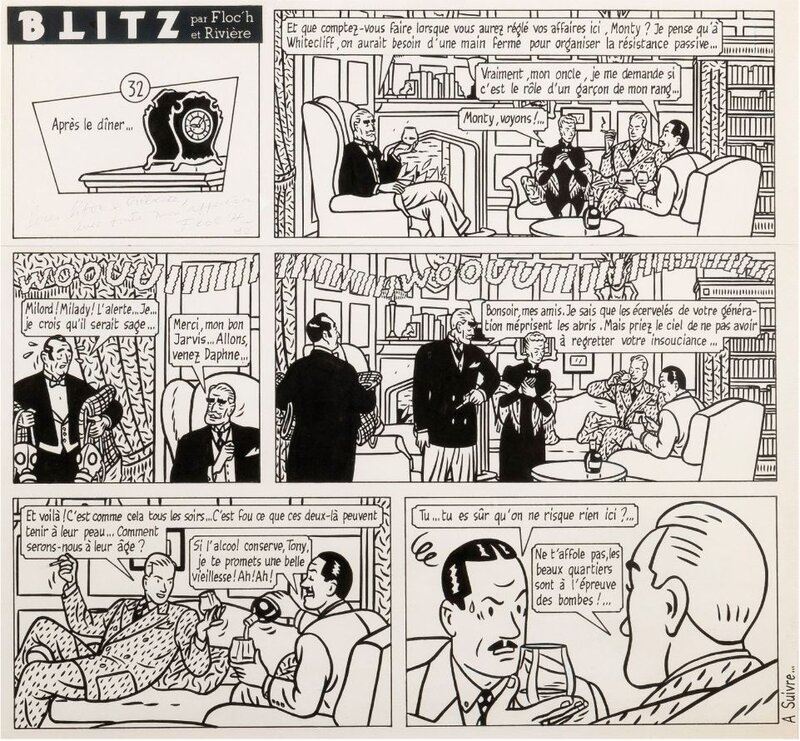 1982 - Floc'h : Blitz - Planche originale