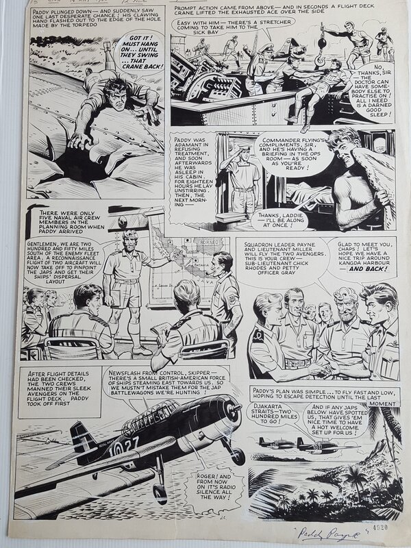 Paddy Payne par Joe Colquhoun - Planche originale