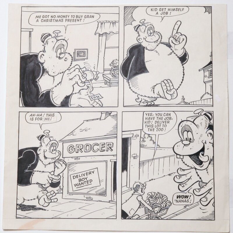 Un NIXON que j'adore !! KID KONG au boulot !! circa 1970 ? - Comic Strip