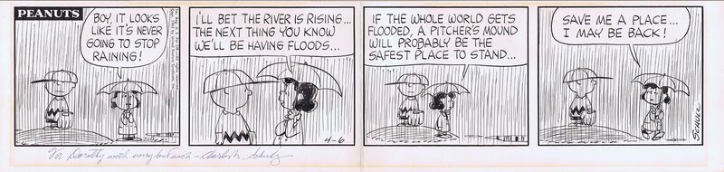 Peanuts Daily 1962 by Charles Schulz - Planche originale