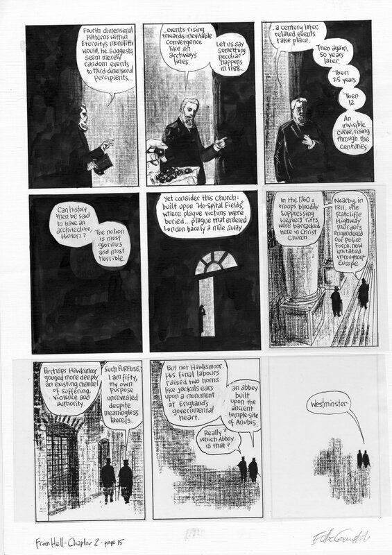 Eddie Campbell, Alan Moore, From Hell Ch.2 page 15 - Comic Strip