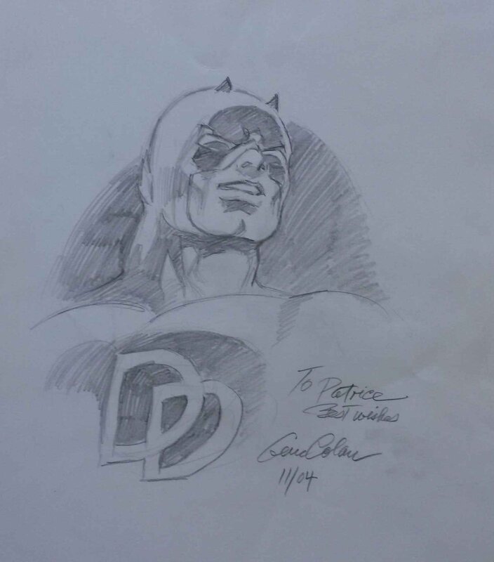 Daredevil par Gene Colan - Dédicace