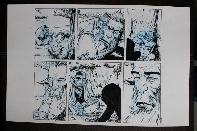 Nicolas Demare, Planche originale 27B de Oracle tome 4 - Planche originale