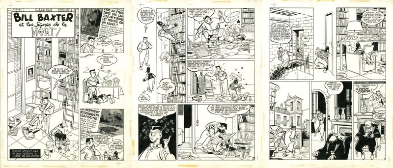 Yves Chaland, Bill Baxter et les Signes de la Mort - Comic Strip