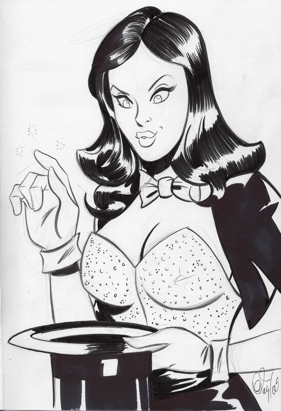 Des Taylor Zatanna - Illustration originale