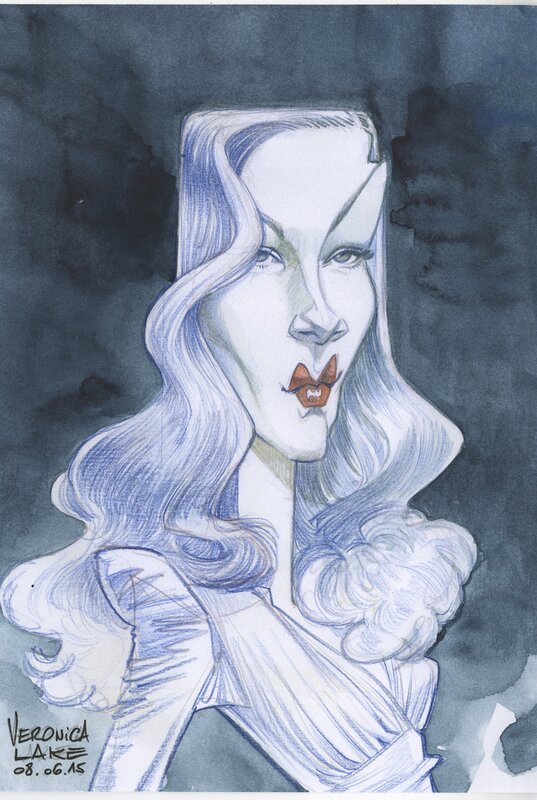 Veronika Lake by Maëster - Original Illustration