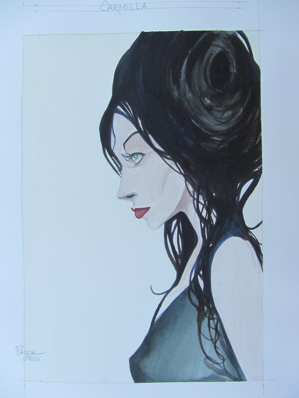 Carmilla by Pascal Croci - Original Illustration