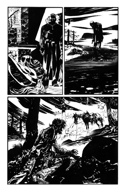 For sale - R.M. Guéra, R.m.guera, Scalped #49 page 13 - Comic Strip