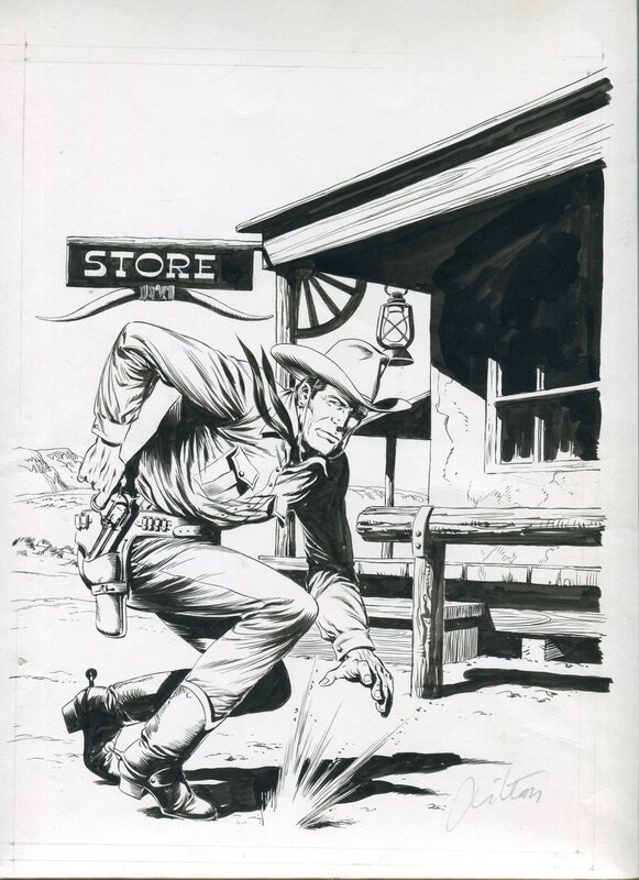 Couverture DE SPECIAL RODEO N° 67 PAR JEAN YVES MITTON - Couverture originale