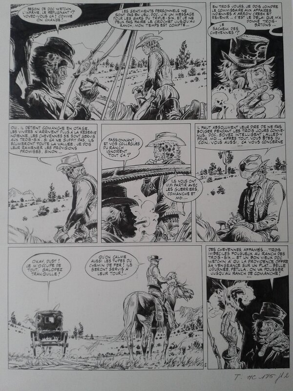 Hermann, Les guerriers du désespoir - Planche originale