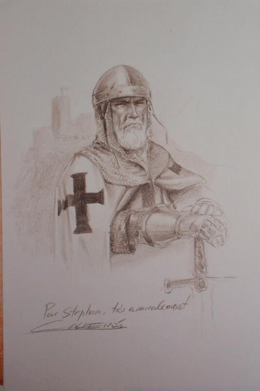 Templier Calderon by Jaime Caldéron - Original Illustration