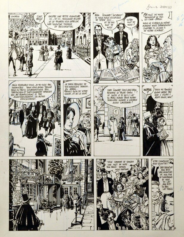 Lester Cockney par Franz - Planche originale