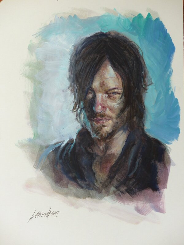 Daryl DIXON by Jacques Lamontagne - Original Illustration