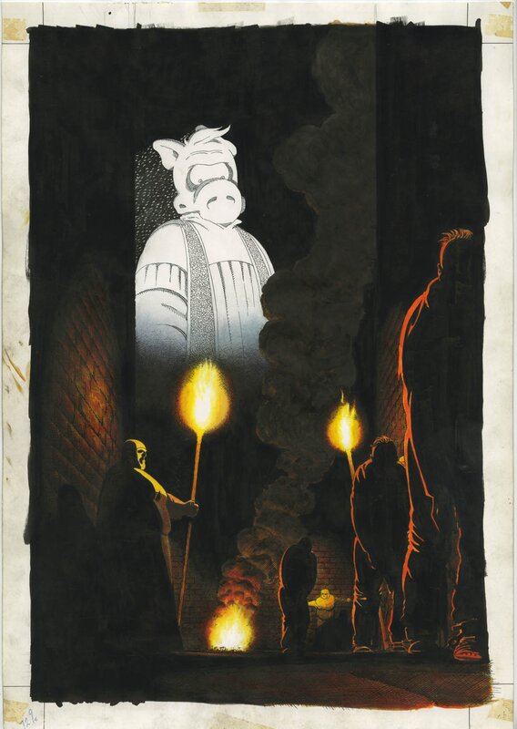 Dave Sim, Gerhard, Cover for Cerebus 160 - Couverture originale