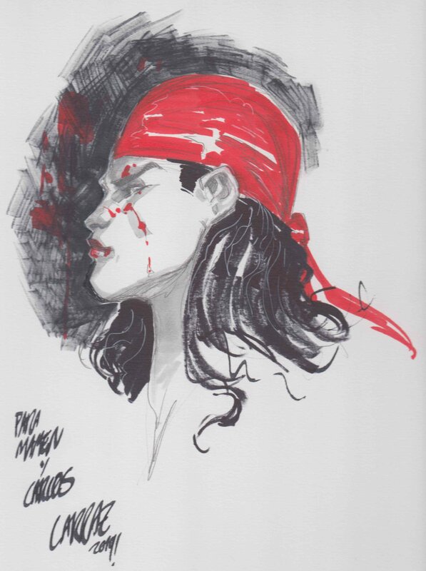 Elektra par Pepe Larraz - Illustration originale