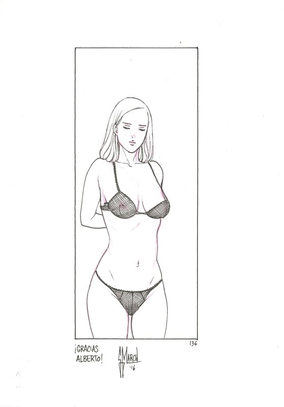 Laura cage 136 by Guillem March - Comic Strip