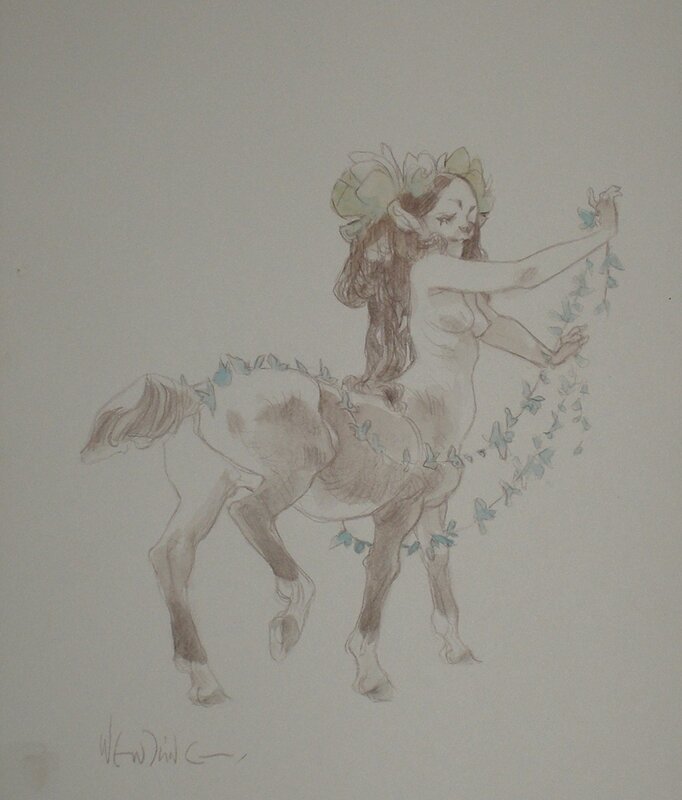 Claire Wendling Centaurette - Œuvre originale