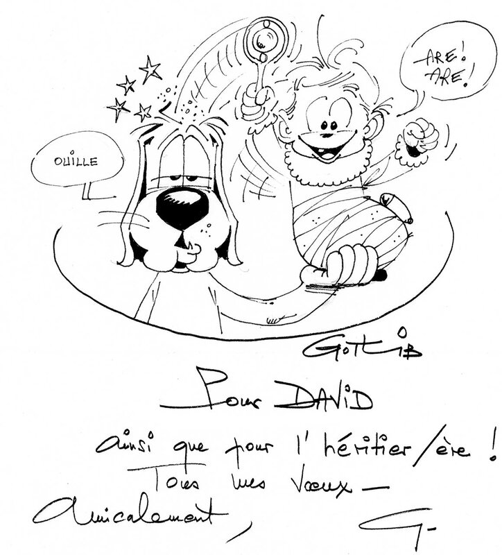 Gotlib, Faire-Part de naissance - Sketch
