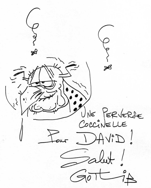 Perverse coccinelle by Gotlib - Sketch