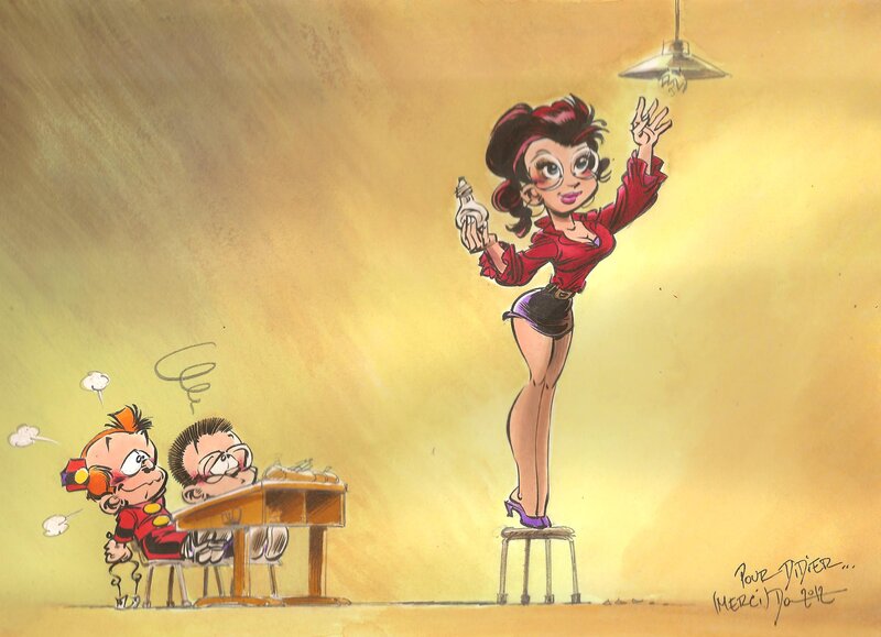 Le P'TIT SPIROU par Dan Verlinden - Illustration originale