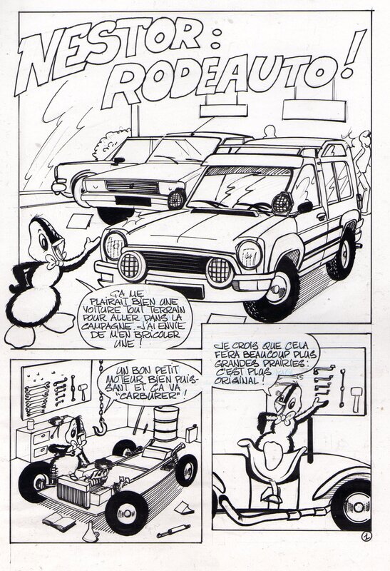 Gen-Clo, Rodeauto - Nestor n°24, SFPI, 1978 - Comic Strip