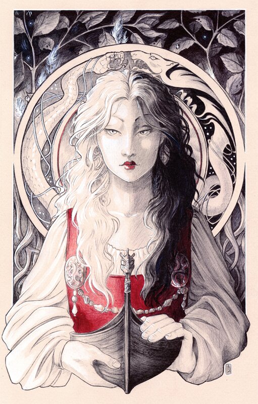 Hel by Leslie Boulay - Original Illustration