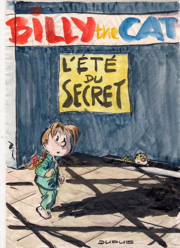 Stéphane Colman, Billy the cat - L'Été du secret - Comic Strip