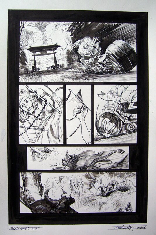 Sean Murphy, Tokyo Ghost #5 pg 15 - Comic Strip